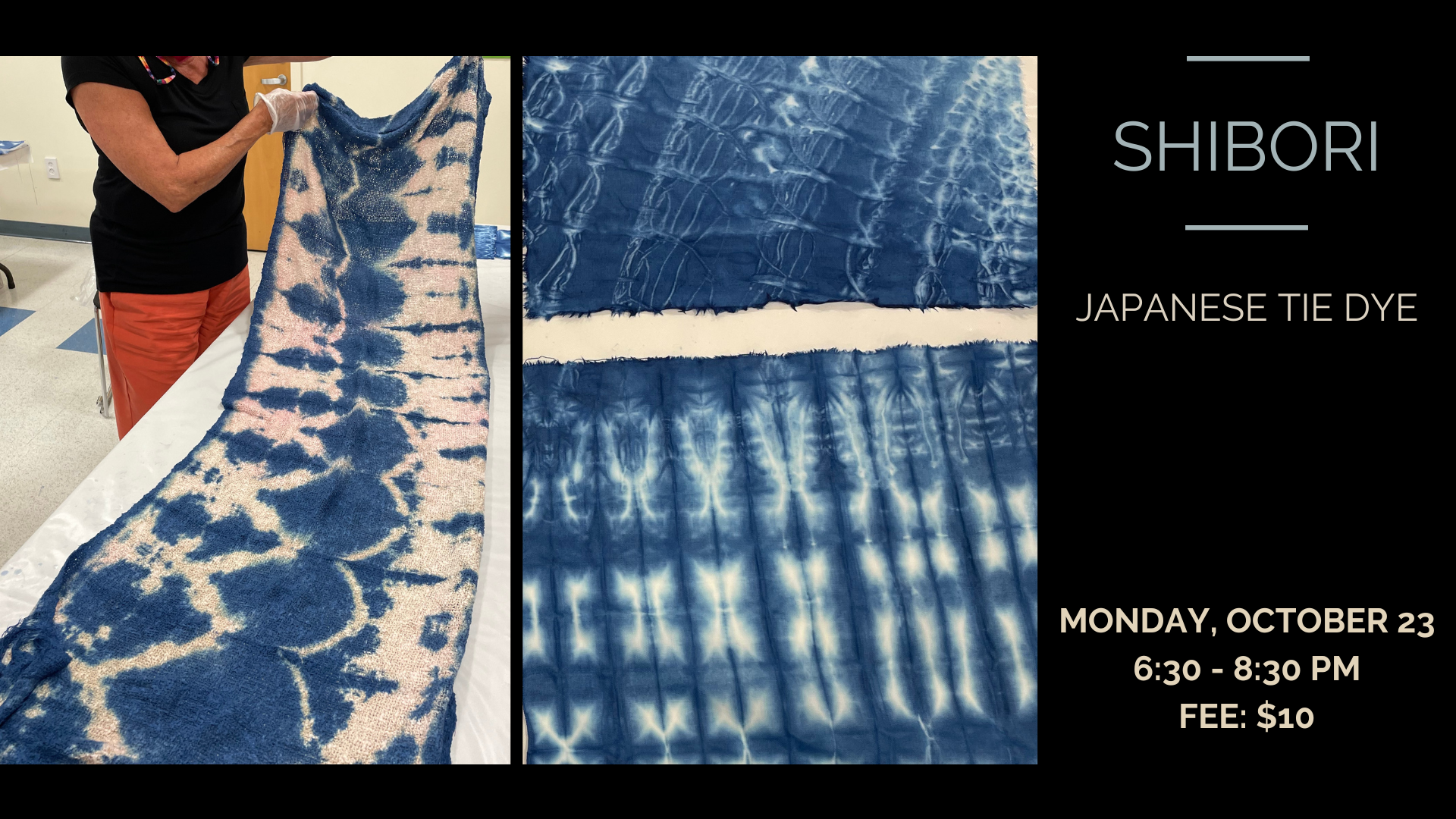 Shibori: Japanese Tie Dye | Sayville Library